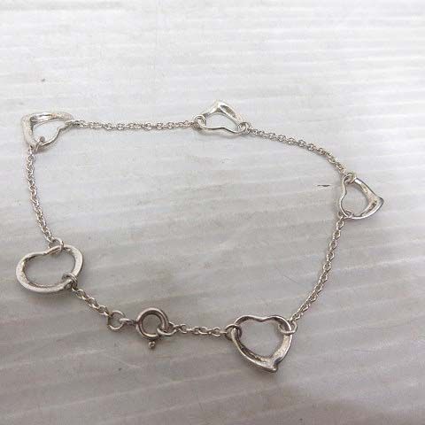 Tiffany & Co Open Heart Bracelet Silver Elsa Peretti — view 2