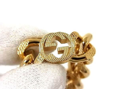 Gucci Interlocking G XS Gold Ring — view 4