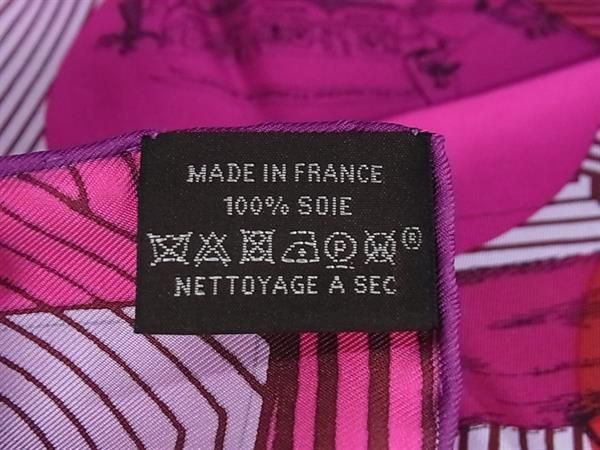 Hermes Game of Omnibus and White Ladies Carre 40 Gavroche Silk Scarf — view 4