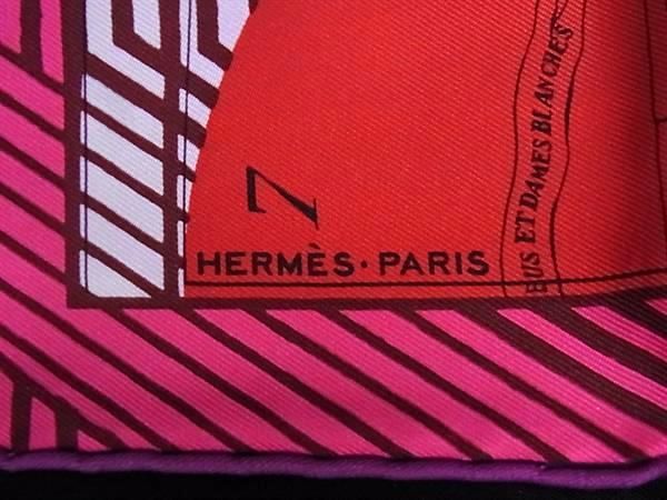 Hermes Game of Omnibus and White Ladies Carre 40 Gavroche Silk Scarf — view 5
