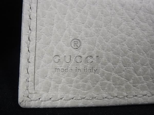 Gucci Leather Card Case Holder Ivory — view 4