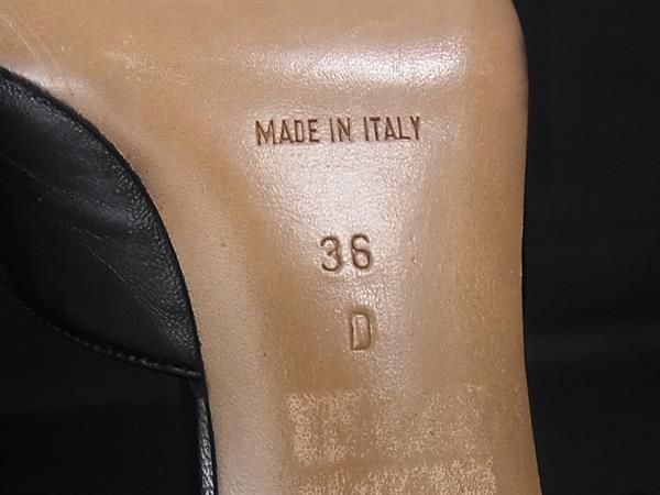 Dior Leather Heels Shoes Black — view 5