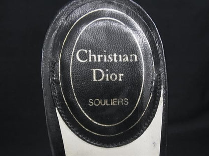 Dior Leather Heels Shoes Black — view 6