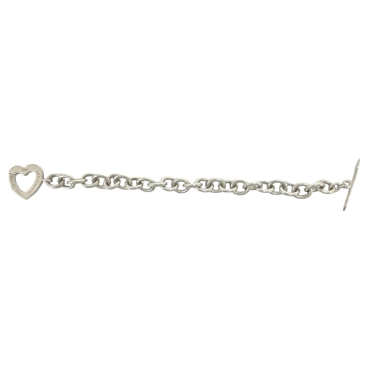 Tiffany & Co Vintage Heart Arrow Bracelet 925 Sterling Silver — view 6