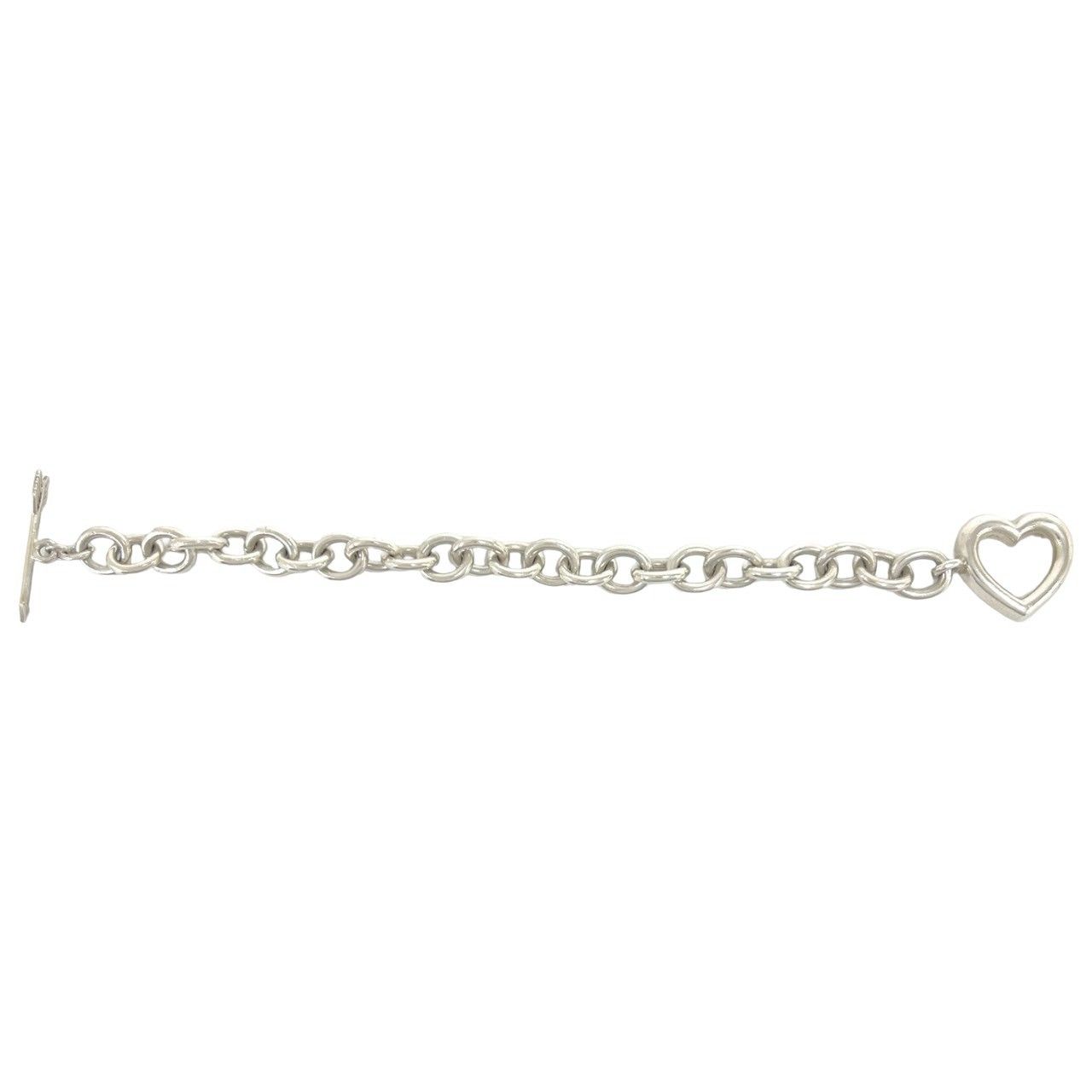 Tiffany & Co Vintage Heart Arrow Bracelet 925 Sterling Silver — view 5