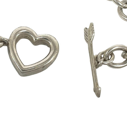 Tiffany & Co Vintage Heart Arrow Bracelet 925 Sterling Silver — view 4