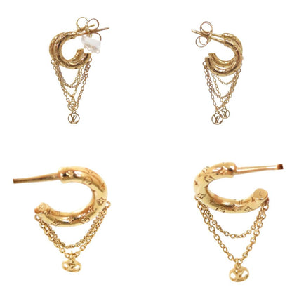 Louis Vuitton Boucles d'Oreilles Mini Hoop Earrings Metal Gold — view 6