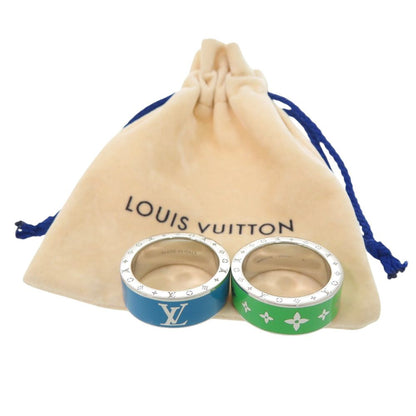 Louis Vuitton Bague Rainbow Set Metal Blue Green Ring — view 2