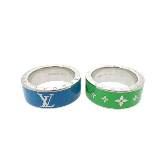 Louis Vuitton Bague Rainbow Set Metal Blue Green Ring