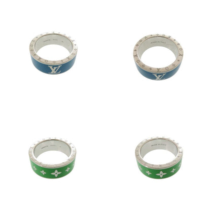 Louis Vuitton Bague Rainbow Set Metal Blue Green Ring — view 5