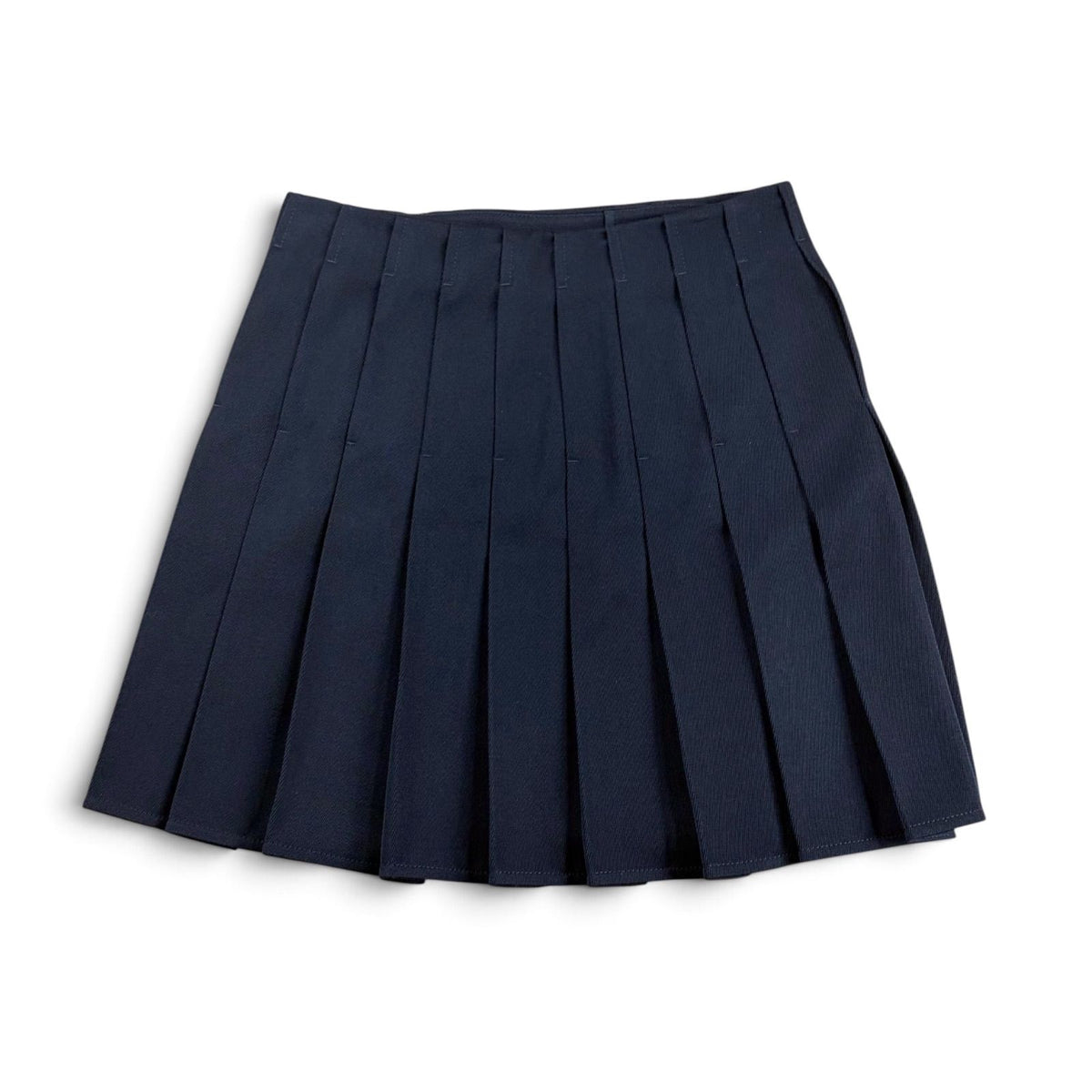 Bottega Veneta High Waist Pleated Mini Skirt Black Knee Length Asymmetric Style — view 3