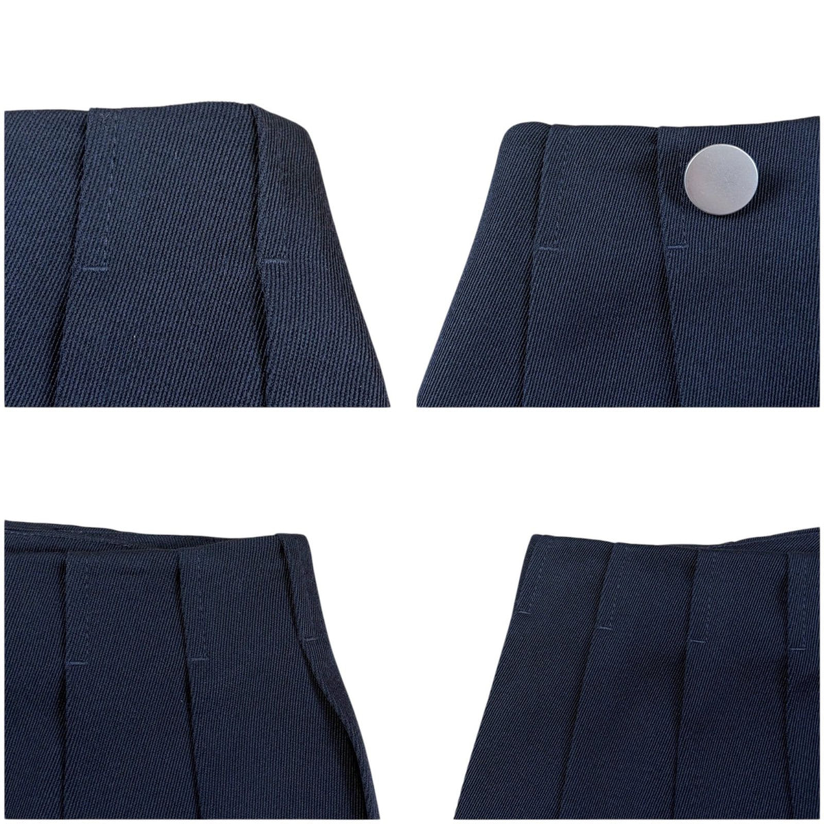 Bottega Veneta High Waist Pleated Mini Skirt Black Knee Length Asymmetric Style — view 8