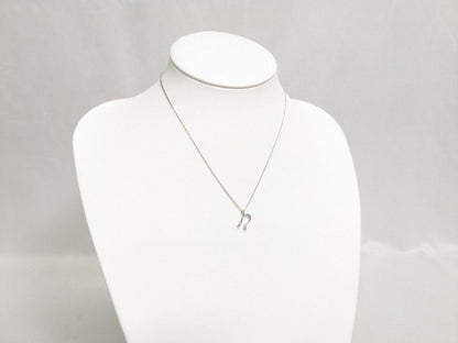Tiffany & Co Necklace Letter Silver — view 4