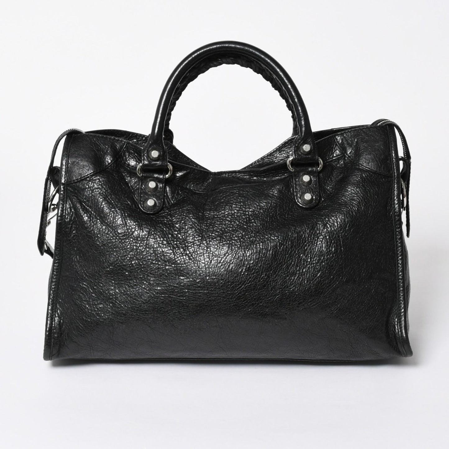 Balenciaga the Giant City 2-Way Shoulder Bag Black Silver — view 2