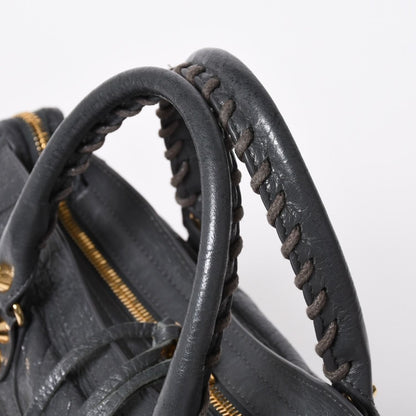Balenciaga Classic City 2-Way Shoulder Bag Dark Gray Gold — view 5