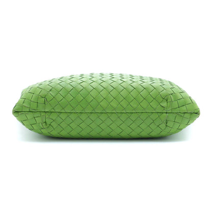 Bottega Veneta Intrecciato Capri Handbag Green Leather — view 3