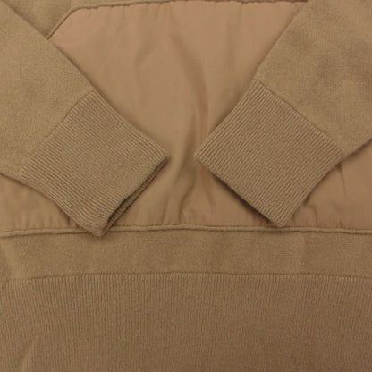 Moncler Hoodie Long Sleeve Wool Cashmere Blend Trim Pullover Arm Logo Patch — view 4