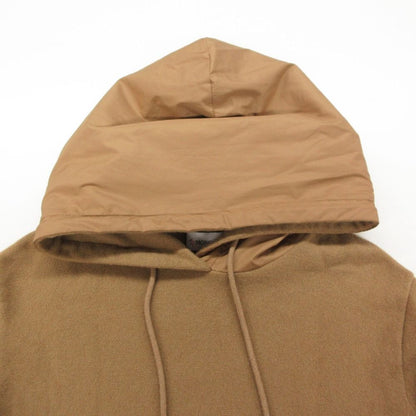 Moncler Hoodie Long Sleeve Wool Cashmere Blend Trim Pullover Arm Logo Patch — view 2