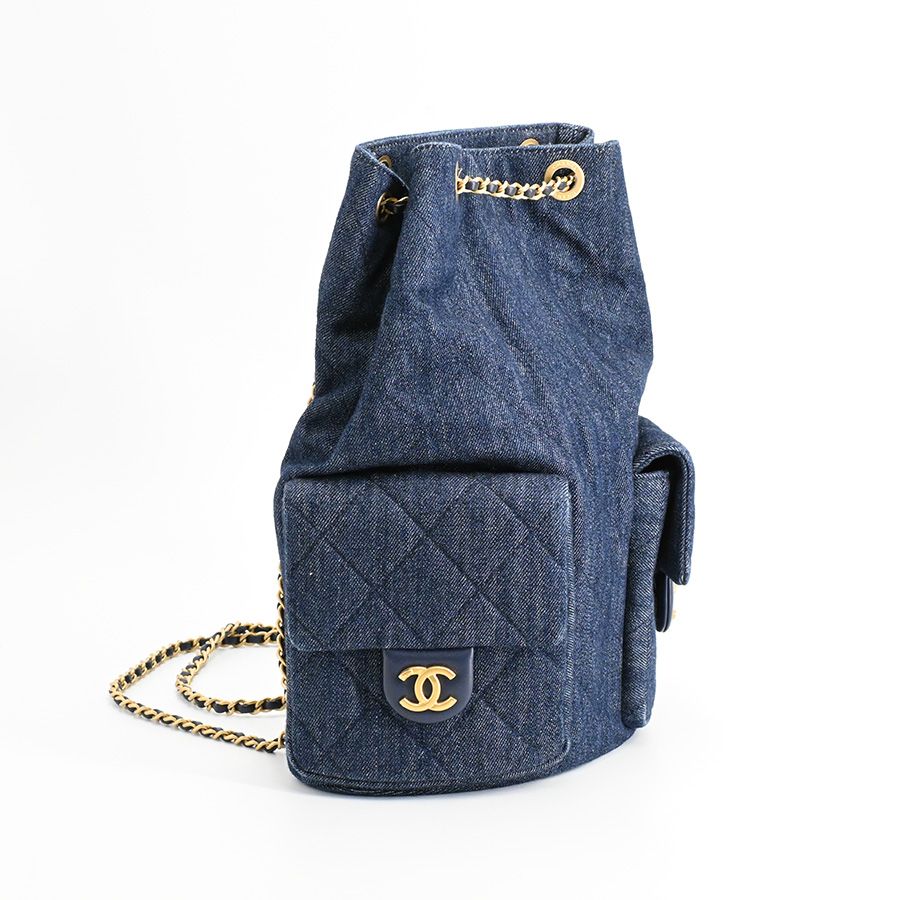 Chanel Backpack Blue — view 2