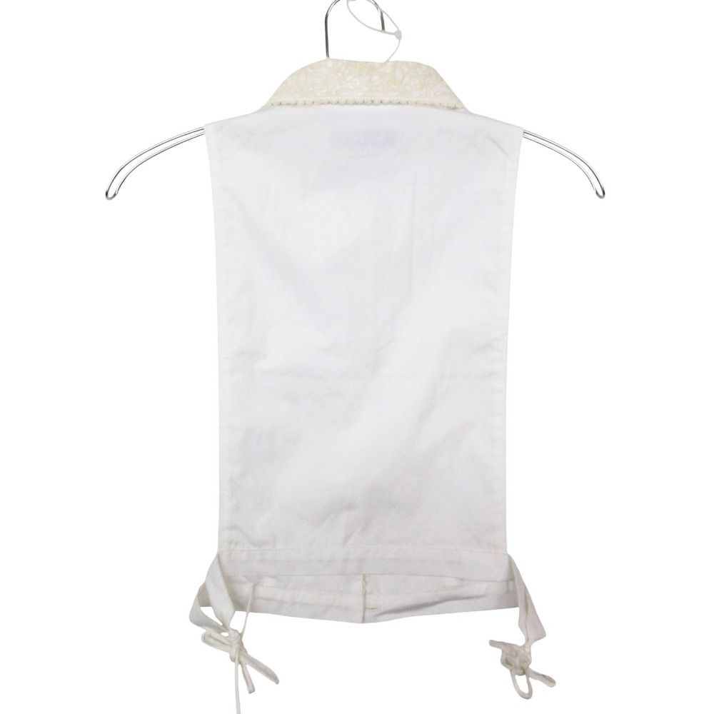 Dior Blouse Lace Shirt Gilet Vest Sleeveless Trunk Show Top White — view 2