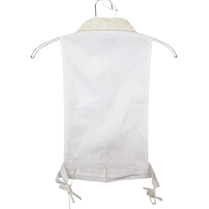 Dior Blouse Lace Shirt Gilet Vest Sleeveless Trunk Show Top White — view 2