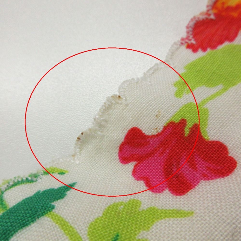 Gucci Dress Vintage Floral Linen Short Sleeve Collared Pattern Flower White — view 6