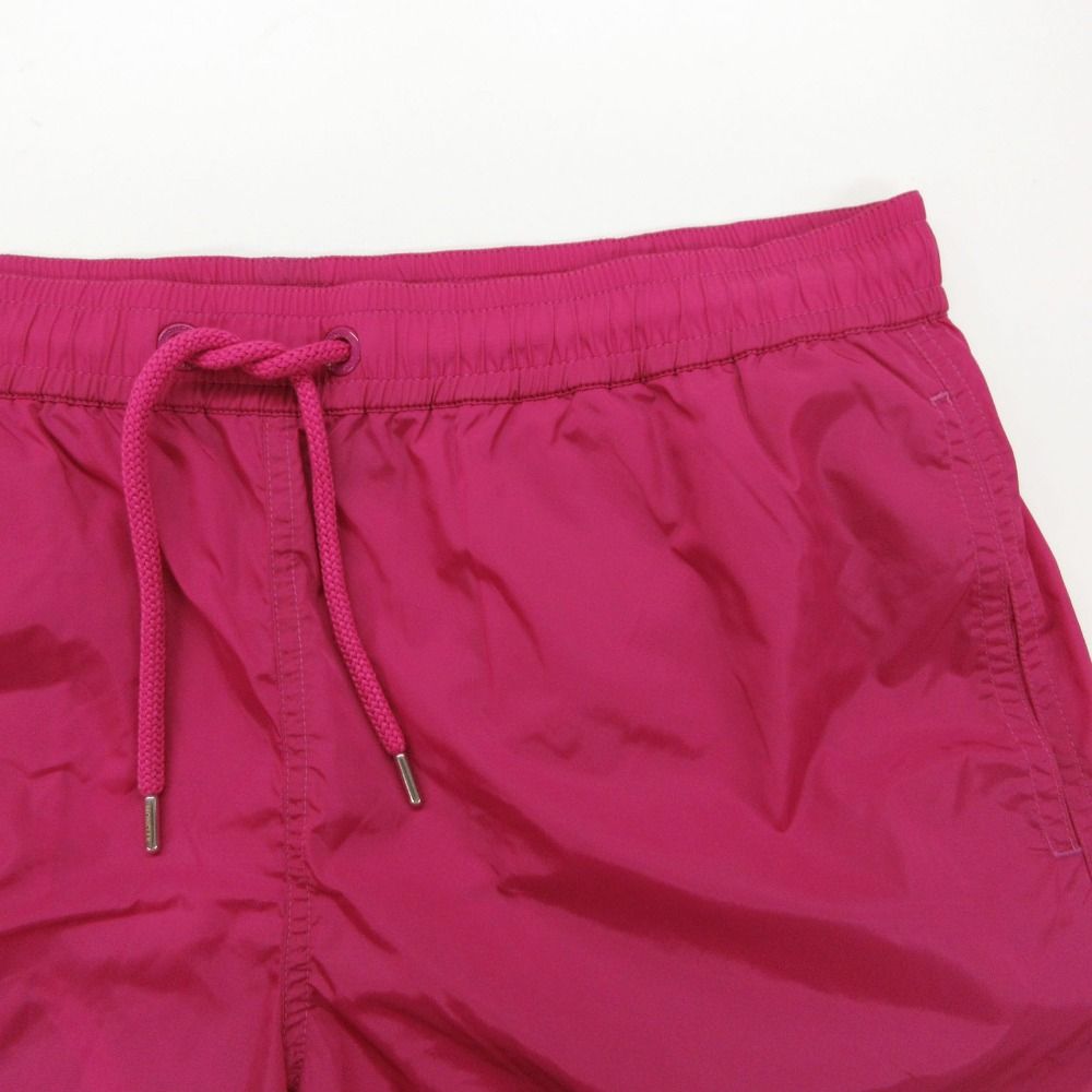 Moncler Shorts Nylon Logo Patch Amphibious Boxer Mare Swimwear Rose Pink LL — view 3