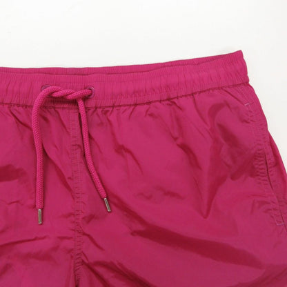 Moncler Shorts Nylon Logo Patch Amphibious Boxer Mare Swimwear Rose Pink LL — view 3
