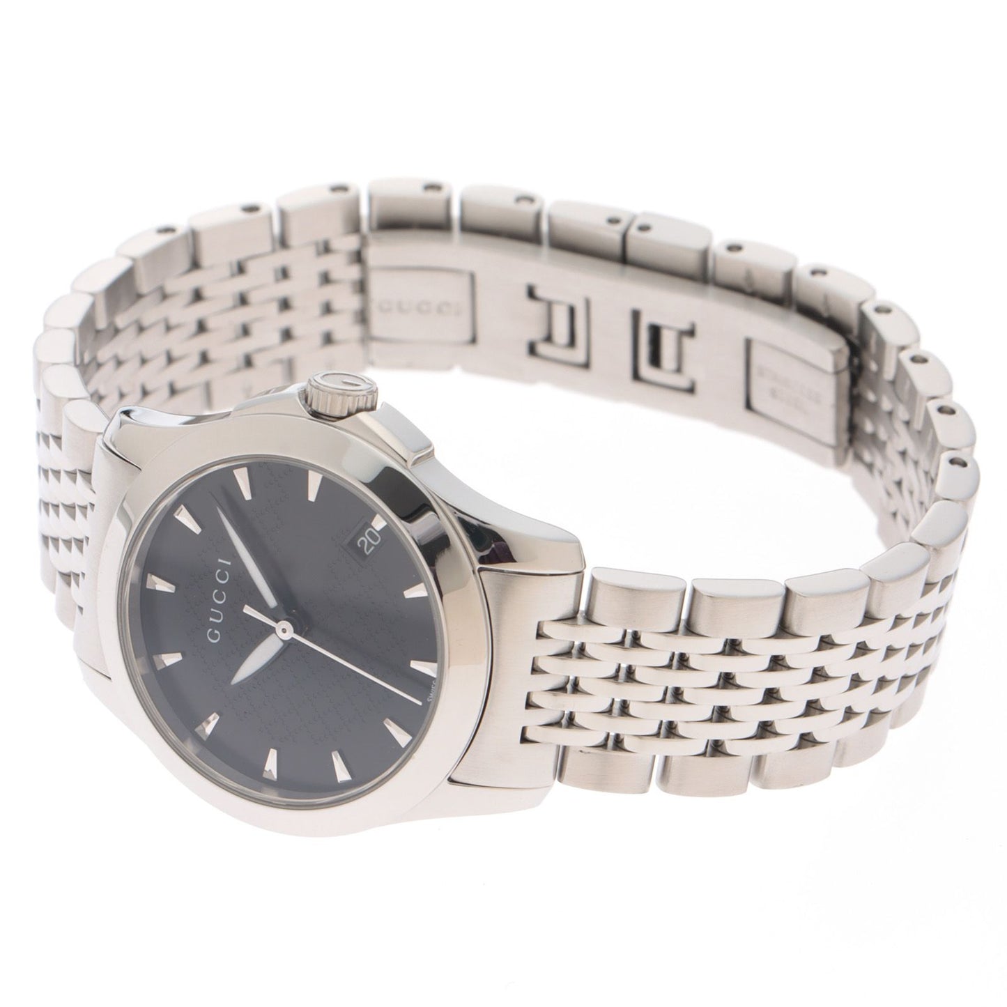 Gucci G-Timeless Watch Steel Black Dial Quartz — view 3
