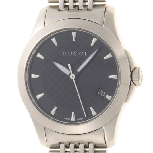Gucci G-Timeless Watch Steel Black Dial Quartz