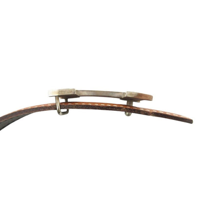 Hermes Belt Margiela Era Mini Constance Reversible Silver H Buckle Camel 72 — view 7