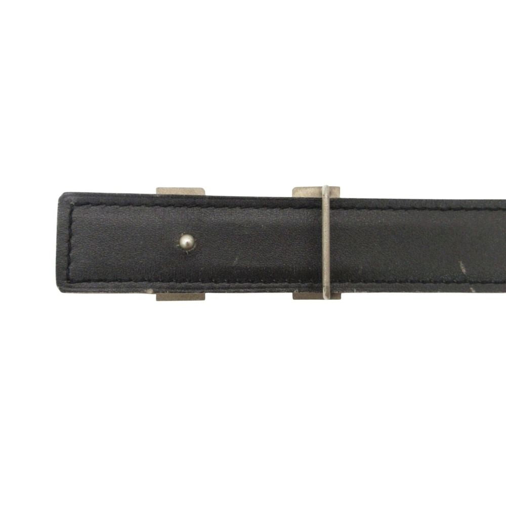 Hermes Belt Margiela Era Mini Constance Reversible Silver H Buckle Camel 72 — view 3
