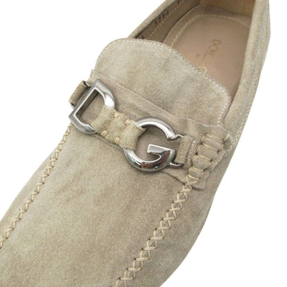Dolce & Gabbana Loafers Bit Logo Suede Leather Slip-on Shoes Pastel Green 7 — view 7