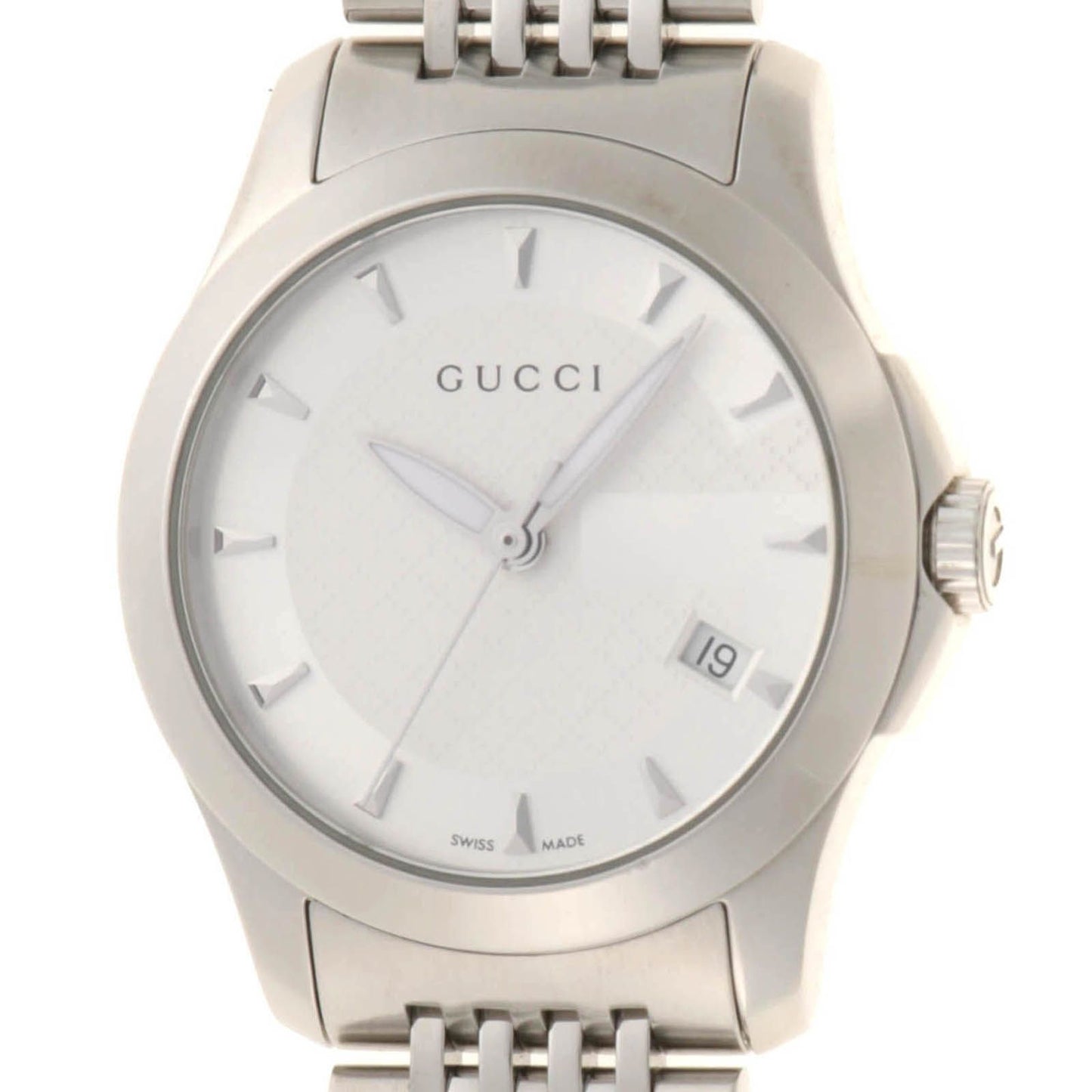Gucci G-Timeless Watch Steel Silver Dial Quartz