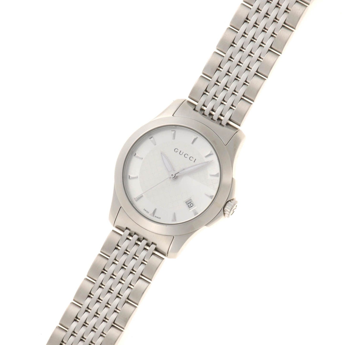 Gucci G-Timeless Watch Steel Silver Dial Quartz — view 2
