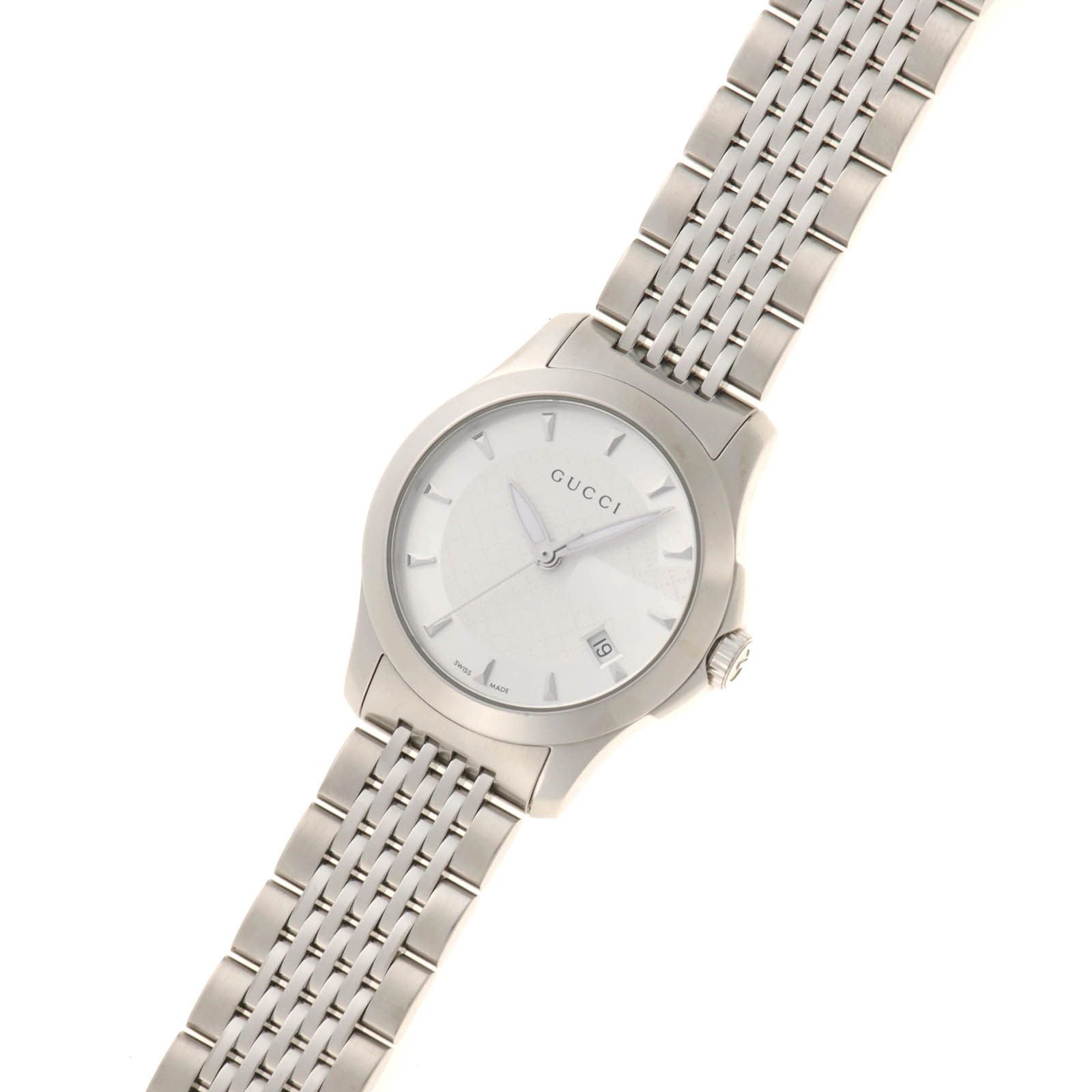 Gucci G-Timeless Watch Steel Silver Dial Quartz — view 2