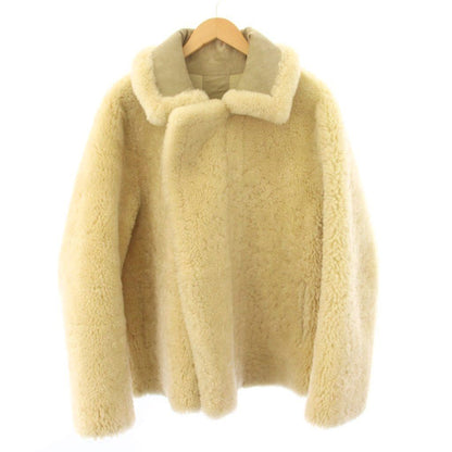Bottega Veneta Reversible Shearling Jacket Zip Up Beige 36 — view 4