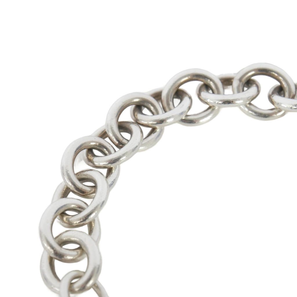 Tiffany & Co Return to Tiffany Enamel Love Heart Charm Bracelet Silver — view 3