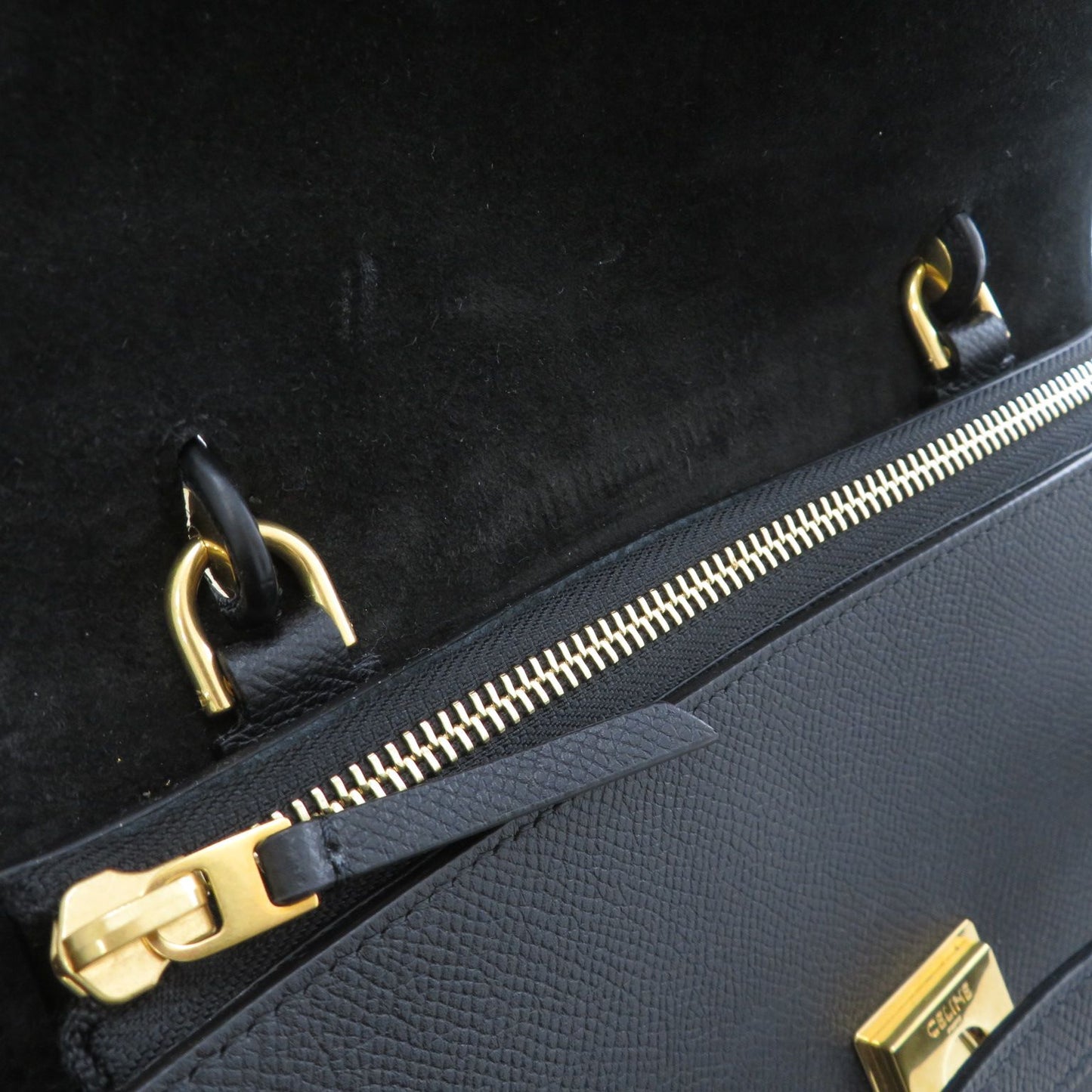 Celine Belt Bag Micro Leather Black — view 6