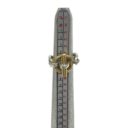 Hermes Chaine D'ancre Ring Silver Yellow Gold — view 7
