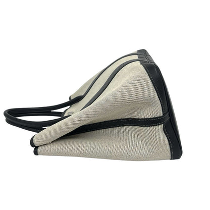 Hermes Garden Party PM Toile H Negonda Leather Tote Bag Gray — view 5