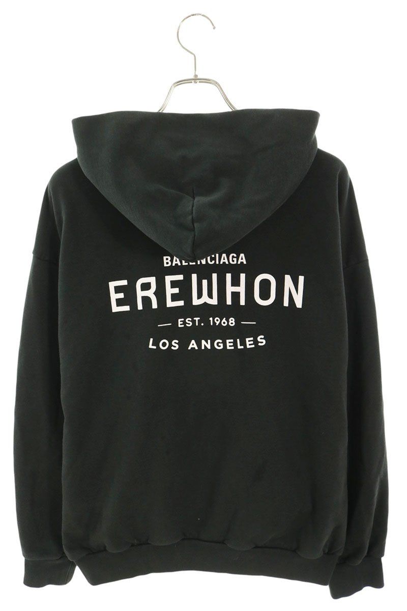 Balenciaga Erewhon Los Angeles Zip-up Hoodie Back Logo Print — view 2
