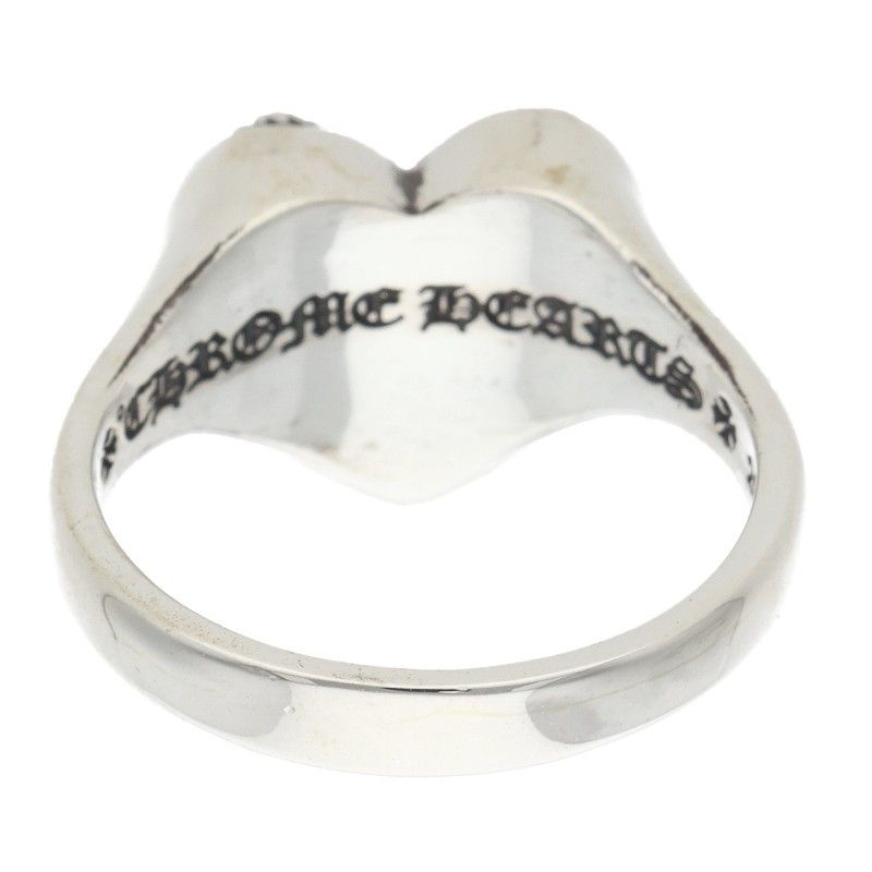Chrome Hearts I P Heart Silver Ring — view 2