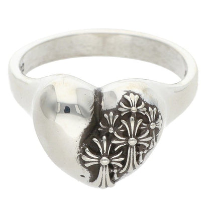Chrome Hearts I P Heart Silver Ring