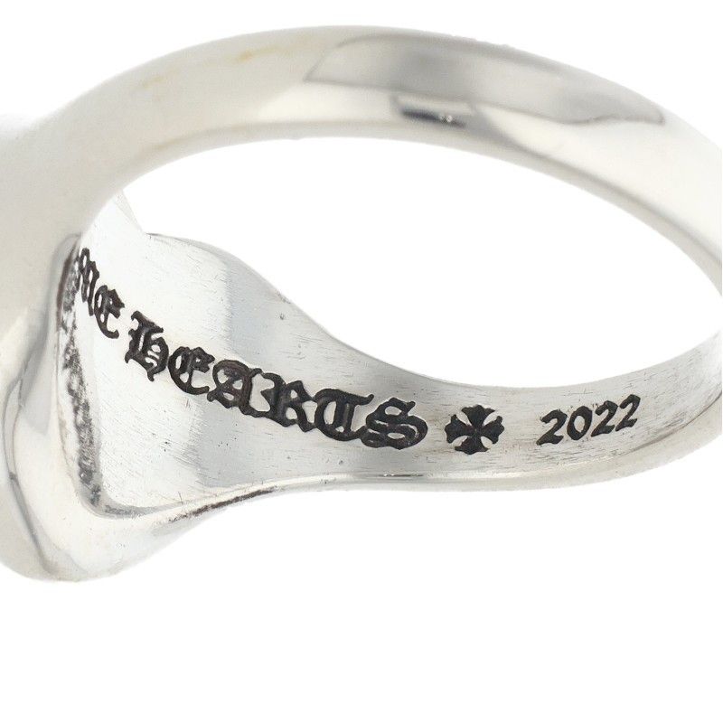 Chrome Hearts I P Heart Silver Ring — view 4