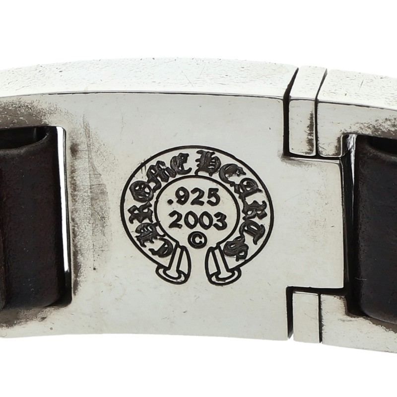 Chrome Hearts Harness Clasp Leather Bracelet — view 3