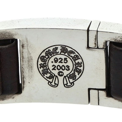 Chrome Hearts Harness Clasp Leather Bracelet — view 3