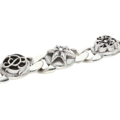 Chrome Hearts Multi Link Vintage Silver Bracelet — view 5