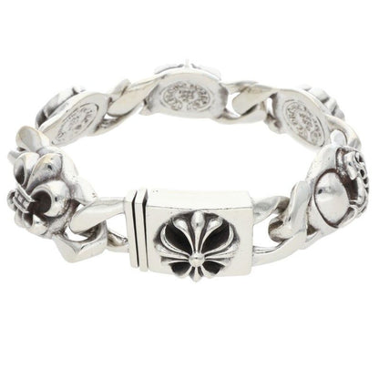 Chrome Hearts Multi Link Vintage Silver Bracelet