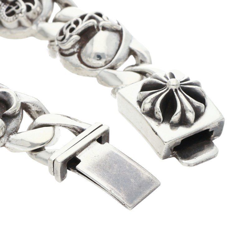 Chrome Hearts Multi Link Vintage Silver Bracelet — view 4